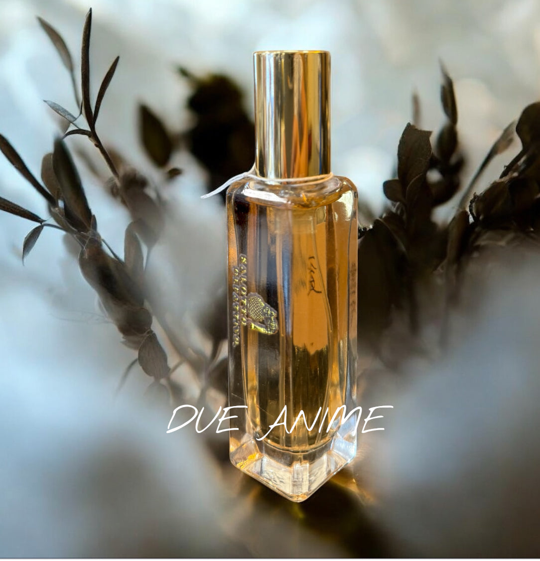 Bottiglia elegante fragranza DUE ANIME Salotto Olfattivo 30% essenza pura profumo di nicchia
