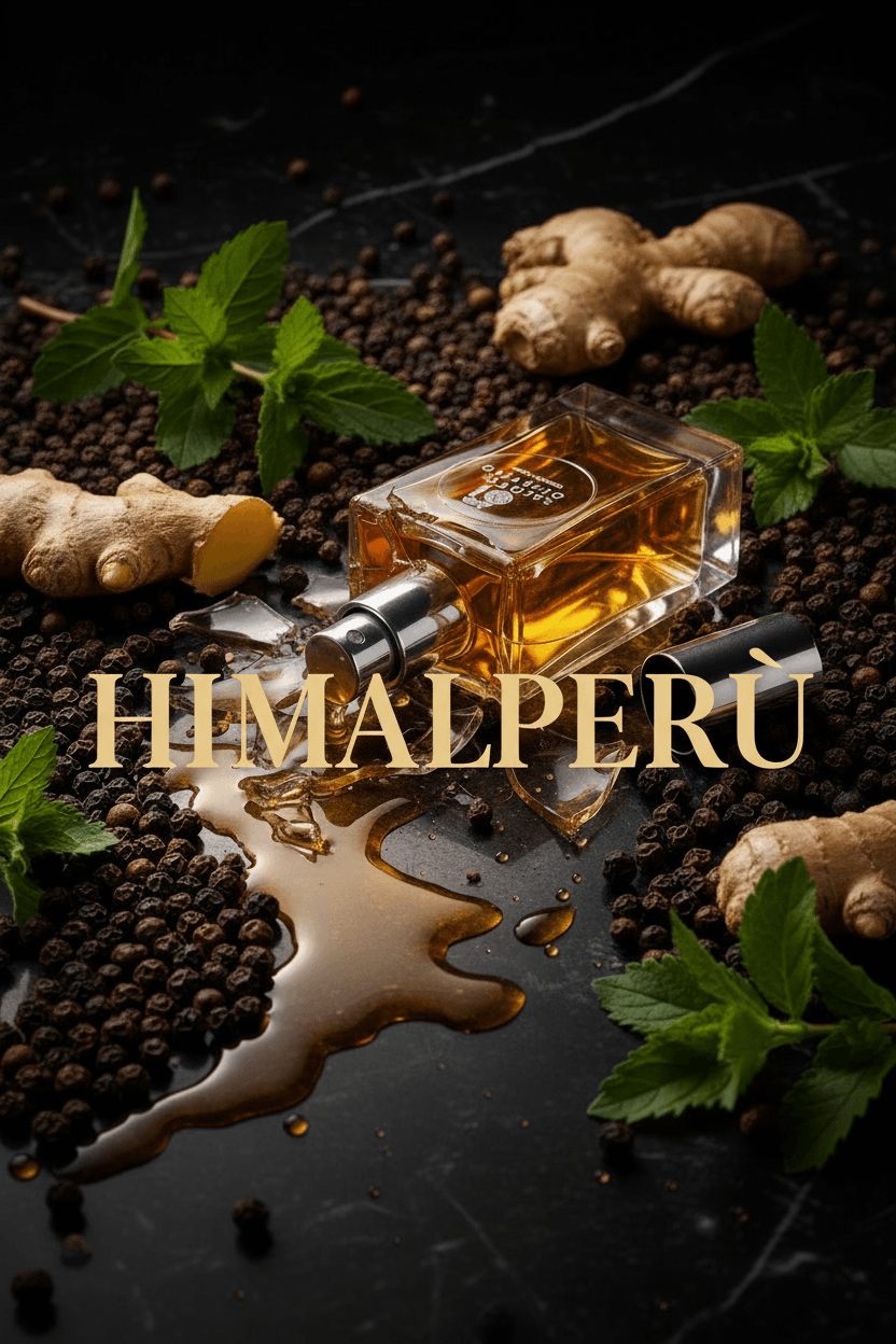 Profumo Himalperù con zenzero e menta