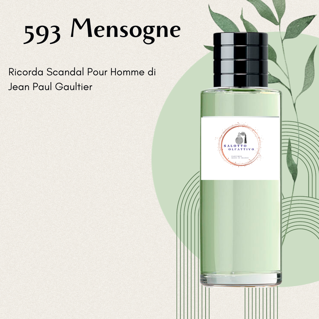 MENSOGNE unveröffentlichte Olfactory Lounge erinnert an Scandal Pour Homme von Jean Paul Gaultier